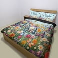thumbnail image 3 of Jardín floral de polinizadores - Juego de cama personalizado de jardinería, 3 of 5