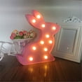 thumbnail image 4 of Kraoden Rabbit Lamps Decorative Lights, Plastic Art Decorations, Bedroom Kitchen Living Room Office Holiday Home Decor and Gifts, 4 of 8