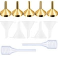 thumbnail image 1 of Portable Mini Funnel Set For Precise Liquid Transfers, Stainless Steel Silver Funnel With Wide Mouth Design, Compact And Durable For Perfumes Essential Oils Lotion (4), 1 of 7