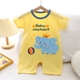 thumbnail image 2 of Emitonse Rompers for Summer,Newborn Boy Clothes,Unisex Baby Toddler Shorts Baby Cotton Solid Shorts with Drawstring Baby Breathable Soft Summer Clothes Light Yellow,Size 0-3 Months, 2 of 5