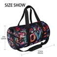thumbnail image 4 of BZSMCE Bucket Sports Bag Creative Floral Love Mosaic Pattern Casual Simple Bag, 4 of 6