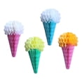thumbnail image 2 of 4 piezas de decoraciones de helado en forma de panal, decoración de helados, manualidades, suministros para fiestas, decoraciones creativas para, 2 of 8