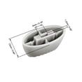 thumbnail image 3 of Reemplazo de botones deslizadores de mezclador de consola de 24mmx12mmx11mm para potenciómetro gris, 10 pcs, 3 of 3