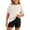 Beige, variant on Girls Outfit Sets Short Sleeve, 2 Piece Solid Color Summer T-shirts and Shorts Sets Pink Size 12