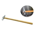 thumbnail image 6 of Dent Repair Hammer Car Body Dent Repair Tap Down Hammer With Wood Handle Car Dent Woodworking, 6 of 7