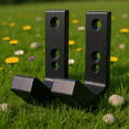 thumbnail image 1 of Homoyoyo 2Pcs Durable Barbell Rack Barbell Hanger Rack Attachment Black PC for Home Use, 1 of 7