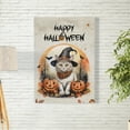 thumbnail image 2 of Happy Halloween Manx Witches Hat Pumpkin Carving Vertical Matte Canvas Poster Cat Lover Kitten Owner Gifts Wall Art Home Decor - 02019, 2 of 5