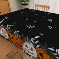 thumbnail image 2 of Tchckioa Pumpkin Ghost Tablecloth for Kitchen Dining,60x84 Inch Rectangular Waterproof Stain Proof Table Cover, 2 of 6