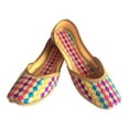 thumbnail image 3 of Women's Phulkari Punjabi Jutti Khussa Shoes Ethnic Shoes Rajasthani Mojari US 10 / EURO 42, 3 of 5