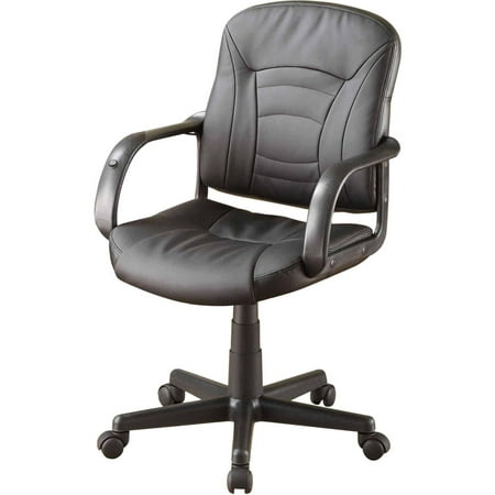 Whalen Dual-Point Action Massage Task Chair in Bonded Leather