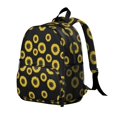 thumbnail image 2 of Sunflower and Outline Black Pattern Backpack for School, Cute School Bag with Adjustable Shoulder Straps and Padded Back, 13.8"x11.4"x6", 2 of 5