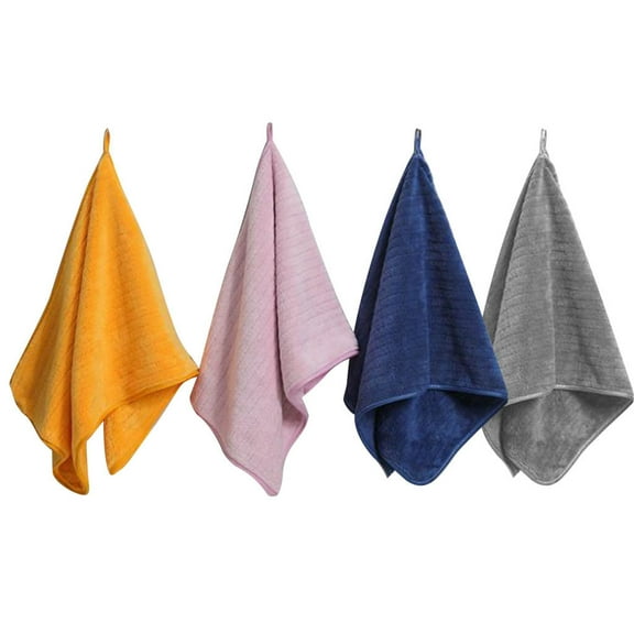 HOZVOMI 1Pc Velvet Bath Towels for Adult Daily Use, Strip Patterned Bath Sheets, Soft Hair Towels, Beach Towel, Large Bathroom Sheet, Wash Cloths for Showering, Quick Dry Towel,Gray