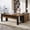 brown and black, variant on Tribesigns 70.86" Executive Desk with Mobile File Cabinet, Large L Shaped Computer Office Desk with 2 Drawers and Storage Shelves, Business Furniture Desk Workstation for Home Office, Brown
