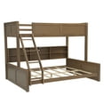 thumbnail image 5 of Harper & Bright Designs Twin XL over Queen Bunk Bed with Storage Shelves, Solid Wood Bedframe with Cabinets & USB Ports, Wood, 5 of 13