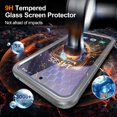 thumbnail image 4 of Ancove Magnetic Case for Samsung Galaxy S24 FE,Shockproof Full-Body Protection Case Compatible with MagSafe Built-in Screen Protector Clear Back Cover for Galaxy S24 FE,Gray, 4 of 4