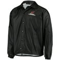 thumbnail image 2 of Men's Black Arizona Cardinals Coaches Classic Raglan Full-Snap Windbreaker Jacket, 2 of 4