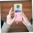 thumbnail image 2 of 6 pcs Mobile Phone Back Sticker Credit Card Sticker Credit Phone case Phone Wallet Holder to Stretch, 2 of 5