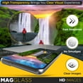 thumbnail image 4 of SHIQI-Magglass Samsung S21 FE Screen Protector Tempered Glass - Anti Bubble UHD Full Coverage Display Guard for Galaxy S21 FE (Case Compatible), 4 of 4