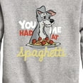 thumbnail image 3 of Lady and the Tramp - You Had Me At Spaghetti - Toddler And Youth Crewneck Fleece Sweatshirt, 3 of 5