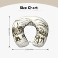 thumbnail image 5 of Xecao Horses Grazing On Meadow Print Memory Foam Cervical Neck Pillow Versatile U-Shaped Pillows for Home,Office,Camping,Travelling,Soft Washable Cover, 5 of 8