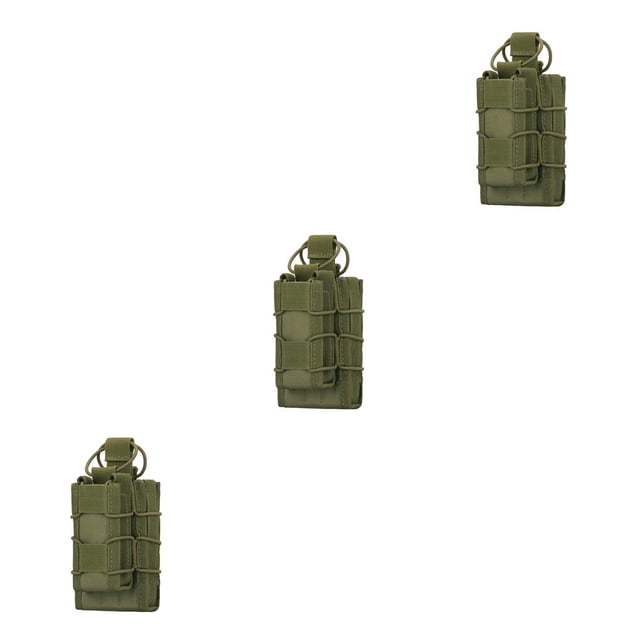 Soidarity Bolsa de revista, bolsa de almacenamiento de capas, accesorios de , portaherramientas impermeable para exteriores, gran capacidad, Verde oscuro 3Conjunto