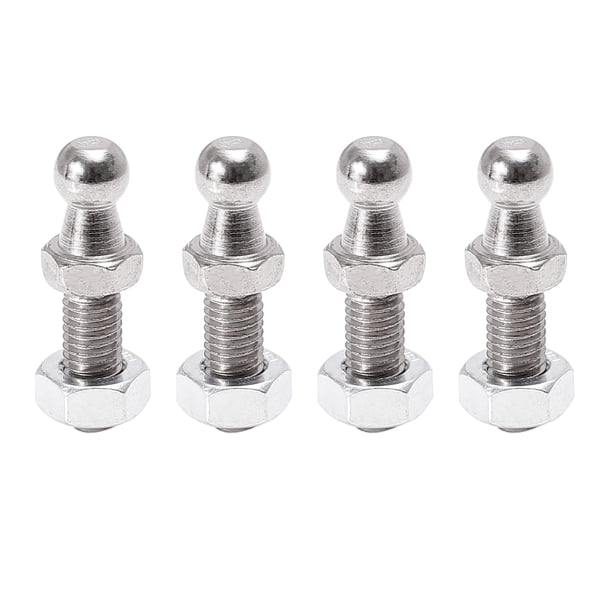 4 Conjunto 10mm M8x20mm Coches Gas Puntal Bola Perno Para Puntales Gas Amortiguadores