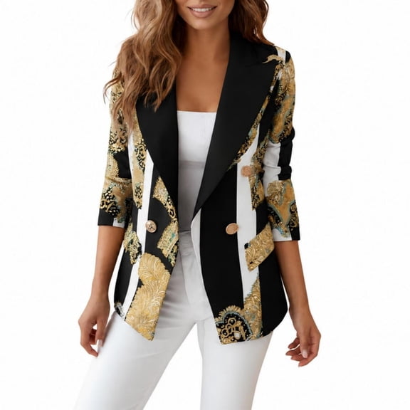 Blazer Dress for Women Suit Jackets Open Front Long Sleeve Interview Outfits Corporate Outfits Fall Coat Jackets for Women Business Casual Outfits Work Clothes