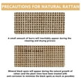 thumbnail image 4 of Jopath Large Wood Chset Of Drawers,51" Rattan Dresser With Drawers, 6 Drawer Dresser For Bedroom, Clothes Storage Cabinet For Bedroom, Metal Handle&Wood Legs For Hallway, Living Room, Bedroom,Natural, 4 of 10