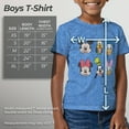 thumbnail image 5 of Boy's Mickey & Friends Mickey and Friends Group Portraits  Performance Graphic Tee Royal Blue Heather Large, 5 of 9