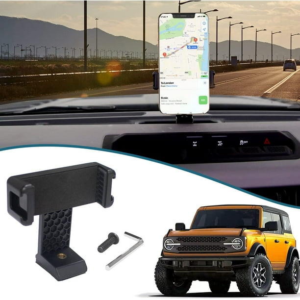 Dashboard Phone Holder for Ford Bronco Accessories 2021 2022 Adjustable