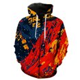 thumbnail image 1 of Traje de carreras para hombre, sudadera con cremallera, manga larga, estilo Harajuku, hip hop, divertida, con capucha, unisex, con estampado 3D para adolescentes, 1 of 6