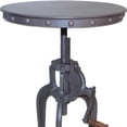 thumbnail image 5 of HomeRoots 493241 19 x 18 x 18 in. Inndustrial & Industrial Metal Round End Table, 5 of 5