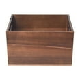 thumbnail image 4 of Better Homes & Gardens Acacia Wood Basket, Dark Finish, 4 of 5