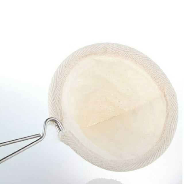 Xingzhi Filtre à Café Réutilisable Sac Poignée en Acier Inoxydable Flanelle Passoires à Café Réutilisables Passoire en Tissu Pot à Goutte Panier en Maille Outils