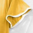 thumbnail image 7 of Nightgown For Women Casual Solid Color Round Neck Mid Calf Sleepwear Soft Cozy Lightweight Modal Homewear Dress Yellow XL, 7 of 7