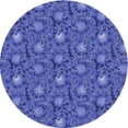 thumbnail image 1 of Ahgly Company Indoor Square Patterned Sky Blue Dress Blue Area Rugs, 3' Square, 1 of 1