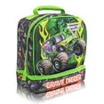 thumbnail image 2 of Monster Jam Grave Digger Lunch Box for Kids, Drop Bottom Insulated Bag, 2 of 5