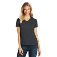 thumbnail image 1 of Camiseta con cuello en V Perfect Blend® para mujer de District®. DM1190L Distrito DM1190L, 1 of 1
