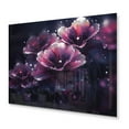 thumbnail image 2 of DESIGN ART Designart "Purple Serene Magnolias I" Floral Magnolias Metal Wall Art 40 in. wide x 30 in. high, 2 of 5