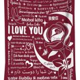 thumbnail image 2 of Te Amo Manta Te amo manta franela 100 idiomas manta impresa mamá regalos del día de San Valentín, 2 of 8