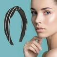 thumbnail image 2 of Unique Bargains 1 Pc Fashion Stripe Pattern Headbands for Women Black, 2 of 6