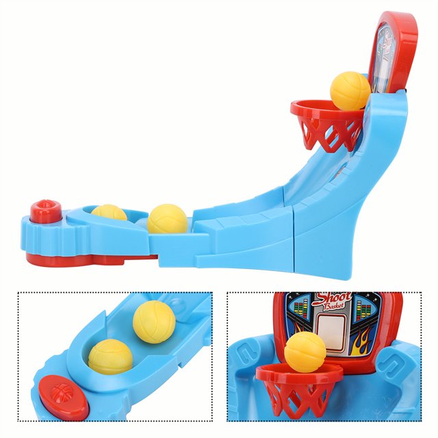 Juguete de baloncesto para disparar con los dedos, Mini mesa de plástico, juguete educativo para niños, mesa de baloncesto, tiro, rendimiento lleno de energía