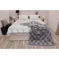 thumbnail image 2 of Fabdivine- Handmade Block Print Cotton Throw Blanket – Guldasta Print, 90"X54", 2 of 7