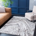 thumbnail image 2 of SAFAVIEH Cyrus Roman Abstract Shag Area Rug, Beige/Gray, 8' x 10', 2 of 11
