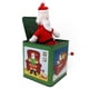 Santa's Workshop Suitcase Playset - 16 Wooden Figures Travel Toy With Reindeer, Elves, Sled