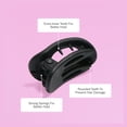 thumbnail image 3 of Gimme Beauty Mini Lay Flat Claw Clips, Assorted Colors, 8 Count for Fine Hair, 3 of 5