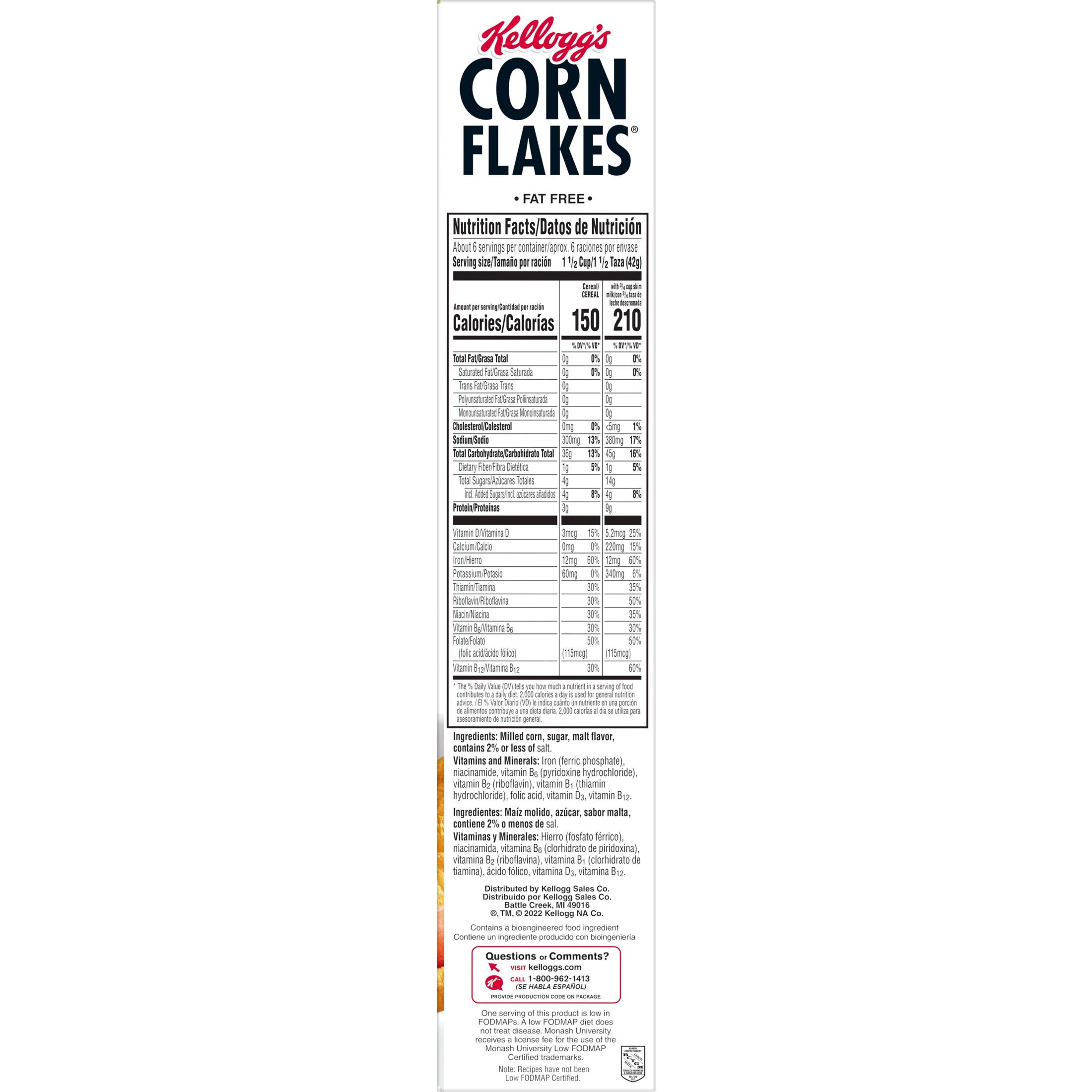 Corn Flakes Cereal Nutrition At Bruce Green Blog Corn Flakes Cereal Nutrition At Bruce Green Blog