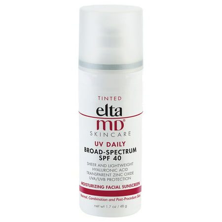 ELTA MD Tinted UV Clear Broad-Spectrum Facial Sunscreen SPF 46, 1.7 (Best Clear Coat Uv Protection)