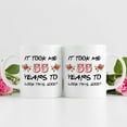 thumbnail image 2 of 55th Birthday Gifts for Women - It Took Me 55 Years To Look This Good Mug - 55 Year Old Present Ideas for Mom, Daughter, Sister, Wife, Friend, Cousin, Aunt, Coworker - 11 oz Coffee Mug, 2 of 5