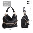 thumbnail image 6 of Dasein Hobo Bags for Women Soft Faux Leather Purses and Handbags Large Hobo Purse Shoulder Bag with Rhinestones, 6 of 7